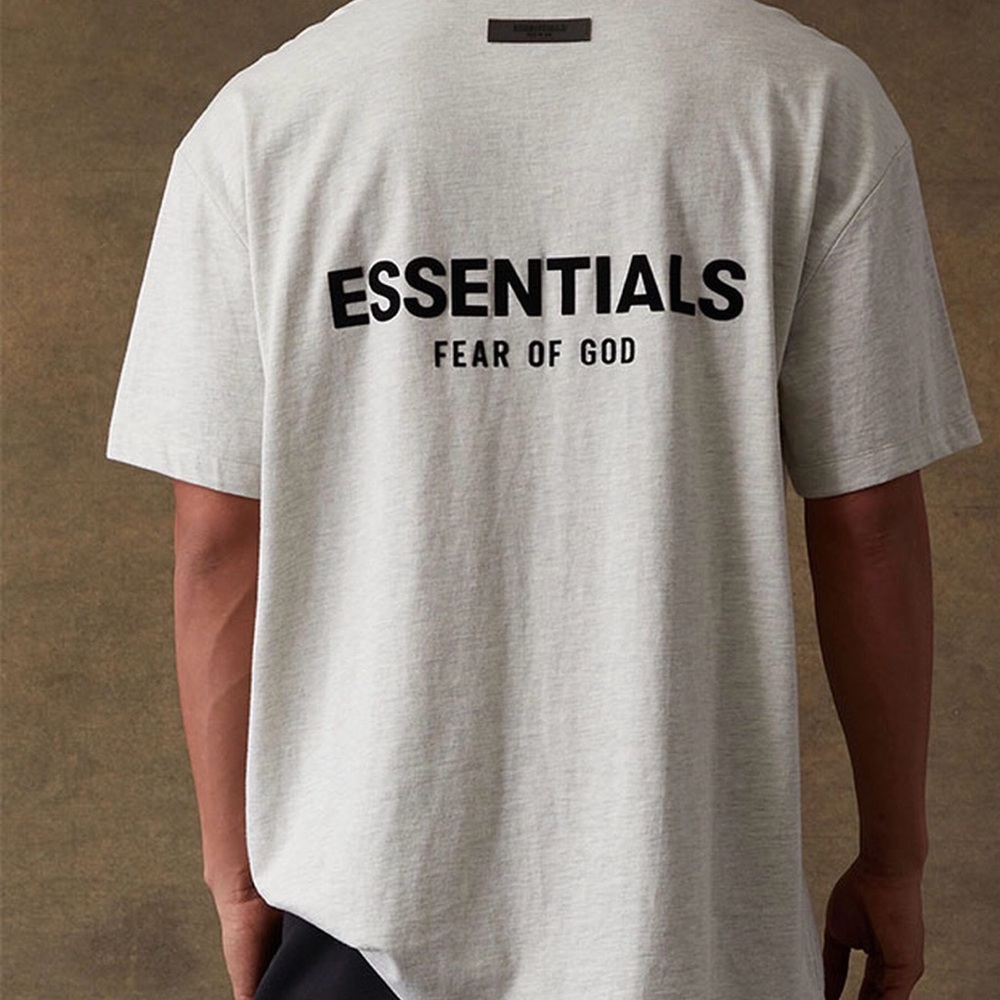 Light oatmeal Essential Fear of God T-shirt